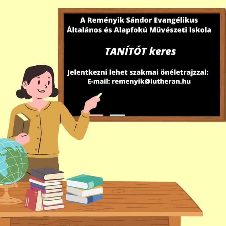 Tantt keresnk a 2025/2026-os tanvre!